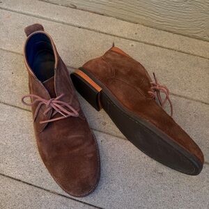 Cole Haan Ogden Stitch Chukka II Boots Muir Suede Men USA 11M Brown Style C26393